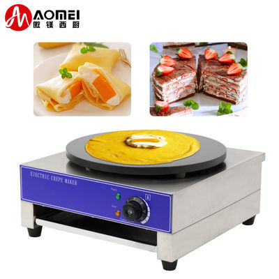 Εμπορική μηχανή σνακ TGC-1 Double Head Crepe Pancake Maker με πίεση 2800Pa