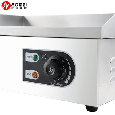 Ηλεκτρικά Grills Griddles με ανοξείδωτο χάλυβα επίπεδη κορυφή πλάκα εύρος θερμοκρασίας 50-300C