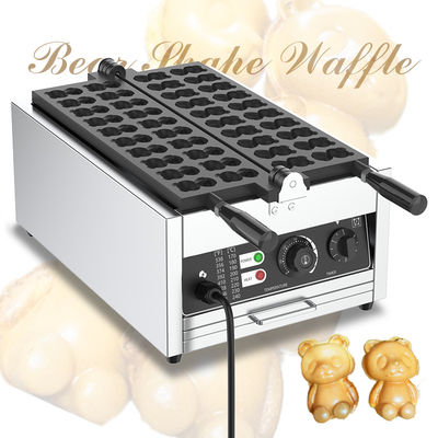Ζωοειδές σχήμα σνακ Waffle Maker με μη κολλητική επικαλυμμένη πλάκα και ρυθμιζόμενη ισχύ 3000W