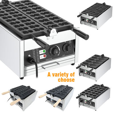 Ζωοειδές σχήμα σνακ Waffle Maker με μη κολλητική επικαλυμμένη πλάκα και ρυθμιζόμενη ισχύ 3000W