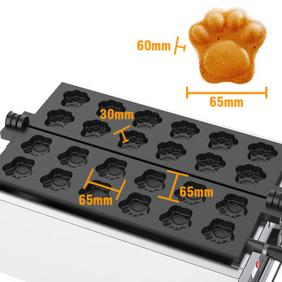 3000W Bear Paw Muffin Baking Machine με Cat Paw Shape Voltage 220v Cartoon Waffle