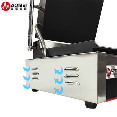 Ηλεκτρικό Grade Πανίνι Επικοινωνία Grill Press Πλάκα Grill για τέλεια Paninis