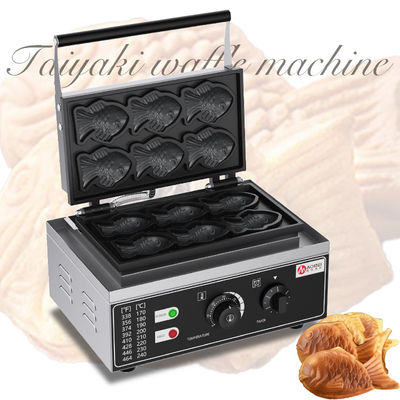 Ηλεκτρικό Μίνι Ψάρι Taiyaki Maker από ανοξείδωτο χάλυβα 6 Ψάρι σχήμα Waffle Baker Machine