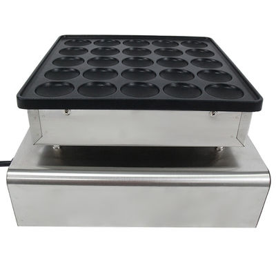 850w από ανοξείδωτο χάλυβα Waffle Maker Mini Pancake Machine 25 Στρογγυλό σχήμα Snack Machine