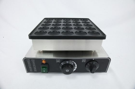 850w από ανοξείδωτο χάλυβα Waffle Maker Mini Pancake Machine 25 Στρογγυλό σχήμα Snack Machine