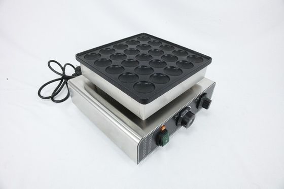 850w από ανοξείδωτο χάλυβα Waffle Maker Mini Pancake Machine 25 Στρογγυλό σχήμα Snack Machine