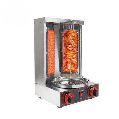 2 σε 1 αυτόματο περιστρεφόμενο Doner Kebab Machine για LPG 2800Pa 37x37.5x53.5cm Μέγεθος συσκευασίας
