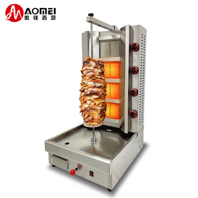 25 KG Gas 4-burner Electric Grill Kebab Machine/doner machine/shawarma machine GB-950 Ηλεκτρική μηχανή για καμπάπ/μαξίνος ντόνερ/μαξίνος σάβαρμα